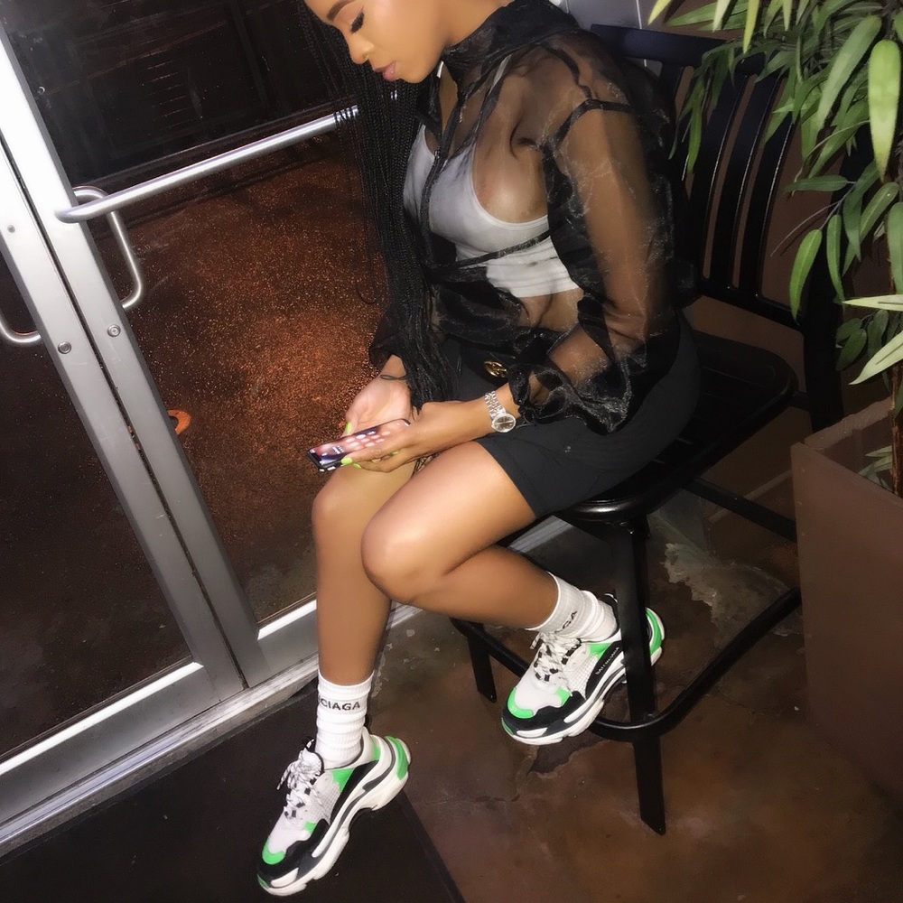 Balenciaga Triple S Neon Green